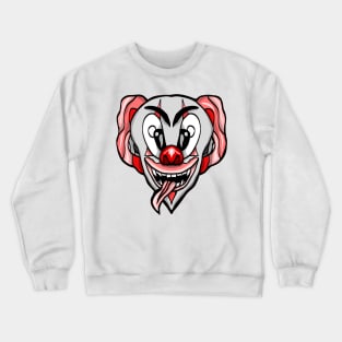 Clownin' Around Design (Red) Crewneck Sweatshirt